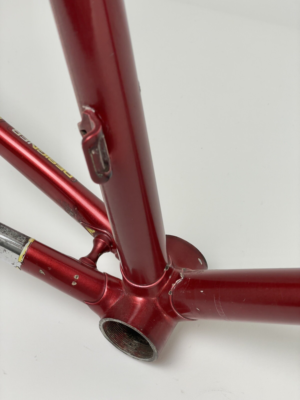 Daccordi Designer Steel Red Vintage Road Bike Frame Set 59cm 1