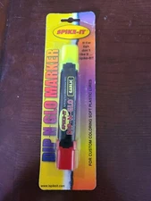 Spike-it Dip-n-glow Marker Double Tip Garlic chart/ Red