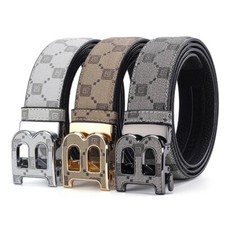 2025 Luxury Genuine Leather B Belt Men Women B Buckle Waist Belt for Jeans