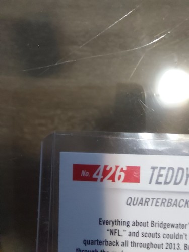 2014 Score Football Card Teddy Bridgewater Autograph RC #426 - Picture 7 of 10