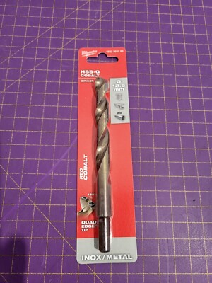 Milwaukee HSS-G Co RED COBALT Metallbohrer 12,5 x 151 mm DIN 338