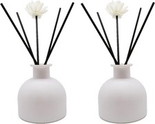 2PCS Perfume Reed Diffuser Bottle,Empty Glass Container 100ml Fragrance