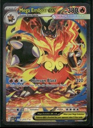 Mega Emboar ex 273/217 Ascended Heroes Special Illustration Rare