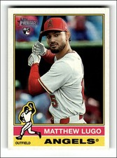 2025 Topps Heritage #546 Matthew Lugo RC Rookie Card. rookie card picture