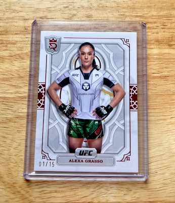 2024 Topps Royalty UFC - Alexa Grasso Bookend Rare Red 1/15