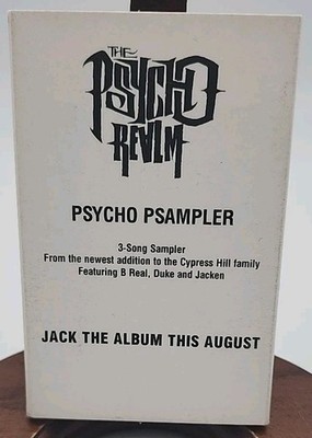 THE PSYCHO REALM Cassette Psycho Psampler, Cypress Hill Stone Garden Sample RARE