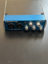 PreSonus AudioBox USB Interface 2 Mic Phantom MIDI I/O XLR USB TRS Out