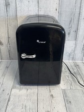 Cristal MNBX4 4L Mini Fridge - Black Hot Or Cold Settings VGC Holds 6 330ml Cans