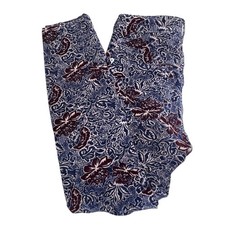 Pilcro Anthropologie Women 27 Multicolor Paisley Corduroy Skinny Pant Button Fly