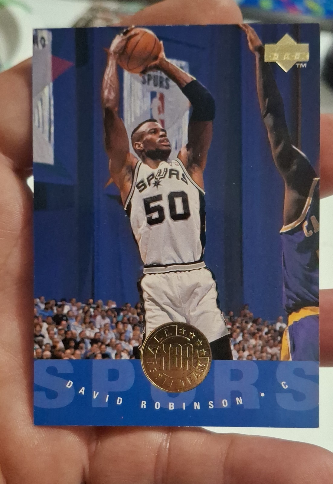 1995-96 Upper Deck - All-NBA David Robinson #168 Gold Electric Court
