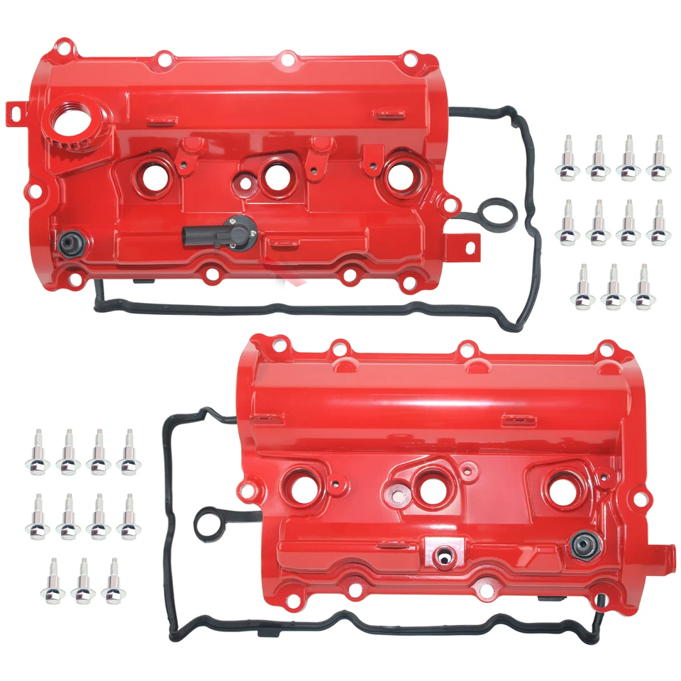 2x Juego de cubierta de válvula izquierda + derecha mejorada para 09-13 Infiniti G37 09-20 Nissan 370Z Foto 3 de 4