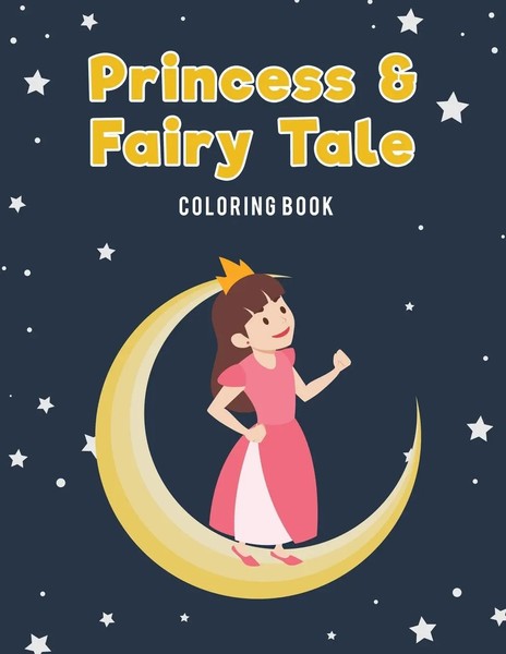 Coloring Pages for Kids | Princess & Fairy Tale Jumbo Coloring Book | Buch-image