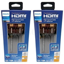 Philips 10 Elite Premium High-Speed 4K HDMI C...