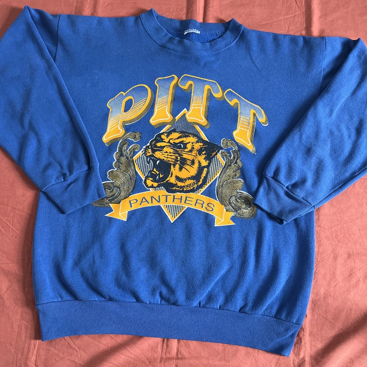 Sweat à Capuche Vintage Pitt Panthers - Taille XL - Style Football US Universitaire