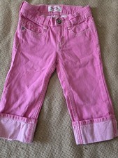 Children's Vintage Pink Oshkosh Capri Size Toddler 4 100 Cotton Made In USA EUC