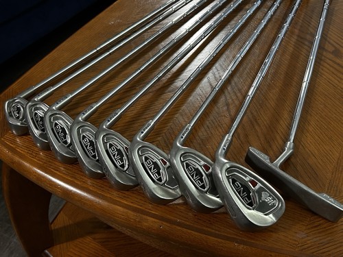 Ping i15 Iron Set - 4 5 6 7 8 9 W U, Putter Cushin Stiff, blue dot Golf Clubs - Picture 3 of 14