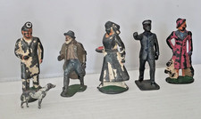 LOT OF 5 LEAD FIGURES TO RESTORE
