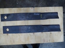 (2) Woods Mower Blades 31-1/2" w/ 1-1/2" Bolt Hole , 6323