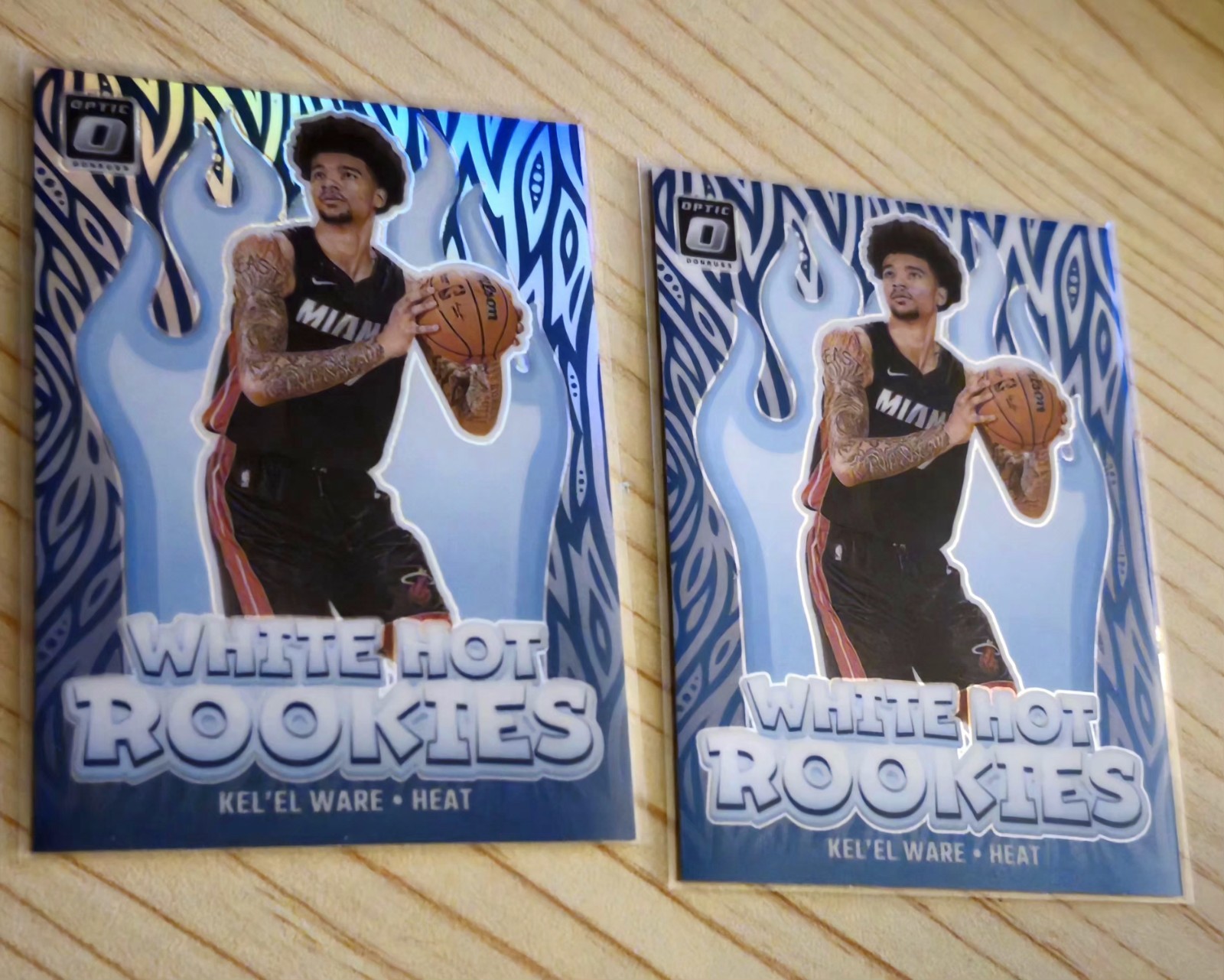 2024-25 Optic White Hot Rookies Kel'el Ware #5 Holo Prizm & Base Variants (RC)