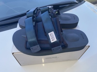 Suicoke Moto Cab Navy Sandals Men Size 6 Womens Size 8