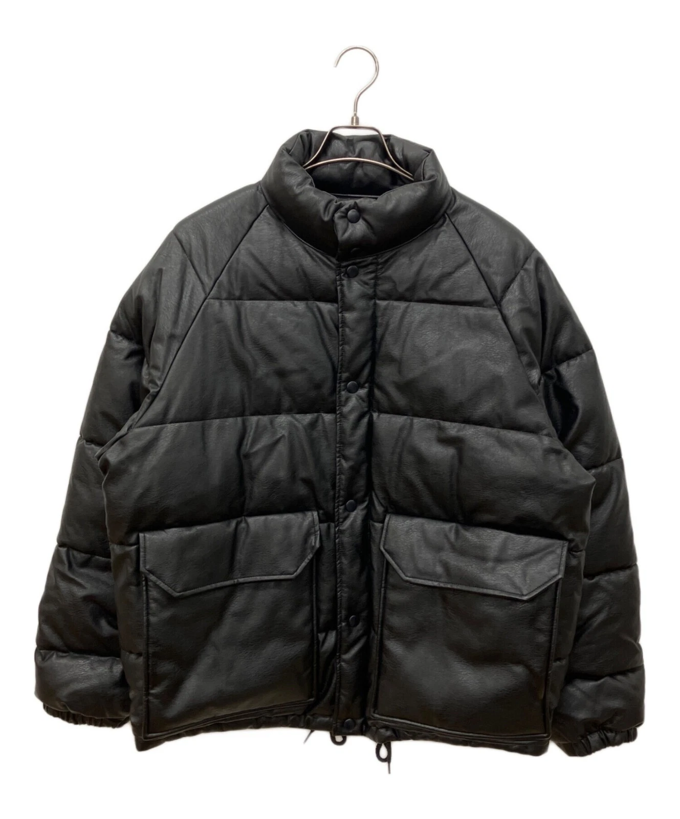 Freak's Store Faux Leather Padding Jacket Men's Size M Black image 1