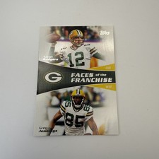 2011 Topps Faces Of The Franchise Aaron Rodgers/Greg Jennings