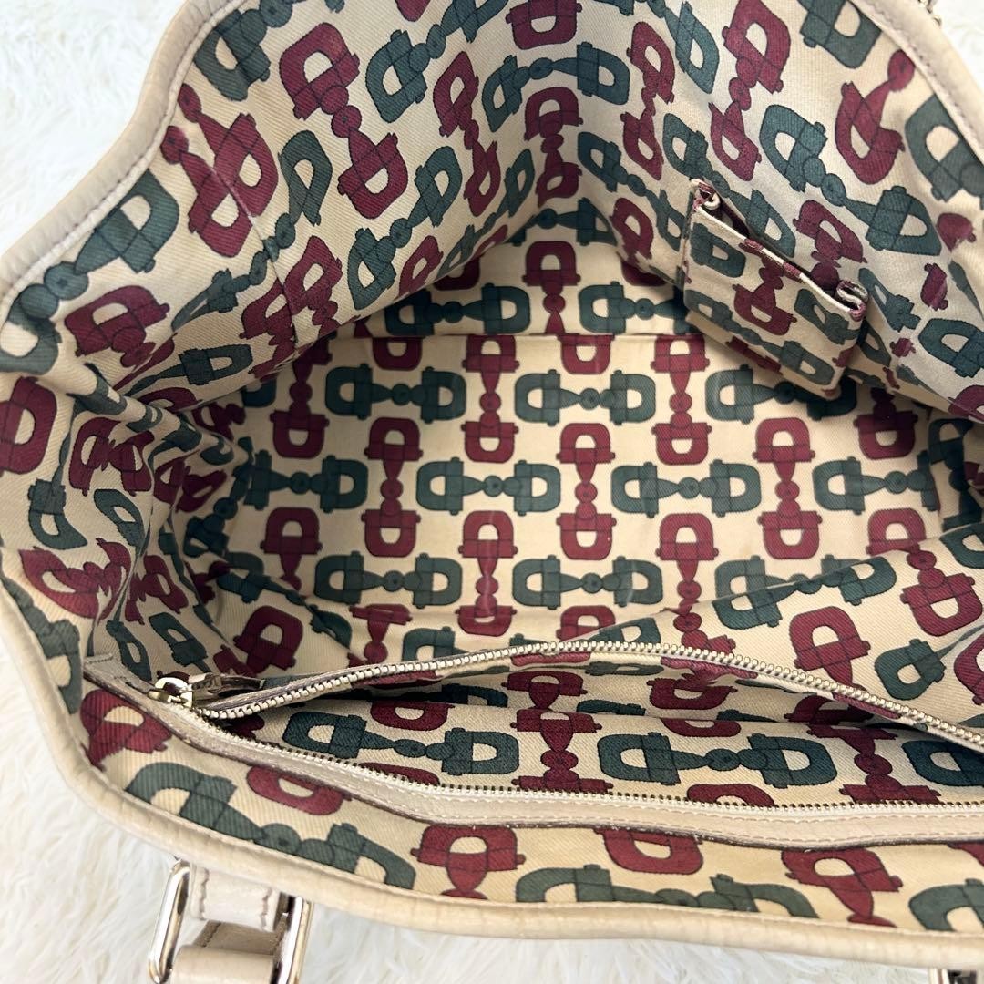 GUCCI Unisex GG Canvas Tote Bag Sherry Line Authentic Excellent Condition thumbnail 17