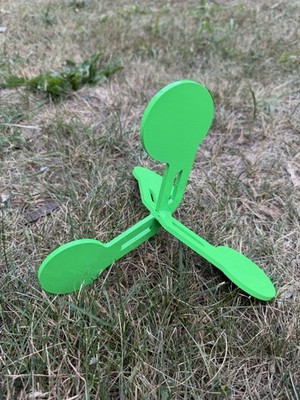 Jack auto flip ground target plinking Neon green.