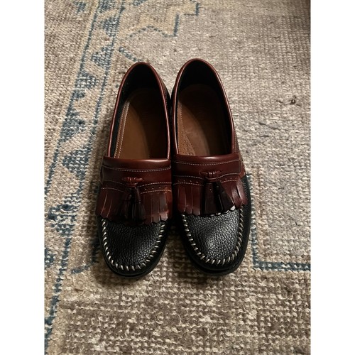 GH Bass Weejuns Mens Two Tone Kiltie Tassel Loafers Golf Club Resort Perfect