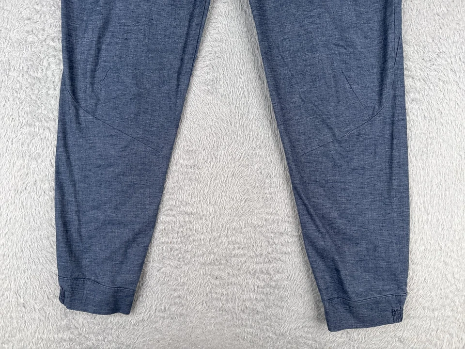 Patagonia Pants Womens 34 Blue Gray Hampi Rock Pants Hemp Blend Lightweight Hike - Image 2 of 4