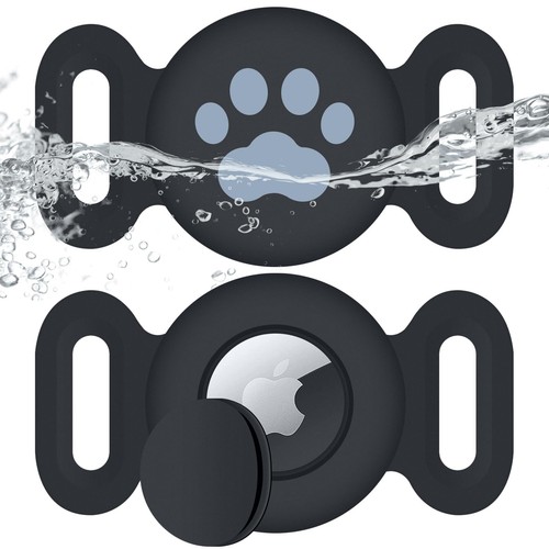 Waterproof Collar Holder Compatible with Airtag (2 Pack), Protective Anti-Los...