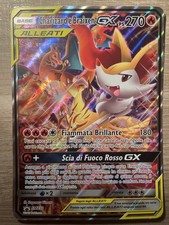 Carta Pokemon - Charizard E Braixen GX SM230 JUMBO - ITA - Promo di Sole e Luna