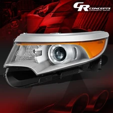 OE Style HID Projector Driver Left Side Headlight Lamp for 2011-2014 Ford Edge