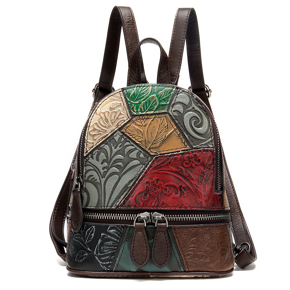Women's Boho Travel School Mini Rucksack Bag