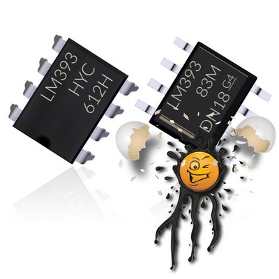 2 x LM393 Komparator SOP-8 DIP-8 Low Offset Voltage Dual Comparator IC