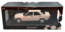MINICHAMPS PMA 1/18 Mercedes-Benz 190E W201 1982 White 155037002
