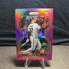 2022 Panini Prizm Drew Ellis Tier II Red Velocity Prizm Rookie RC - Dbacks