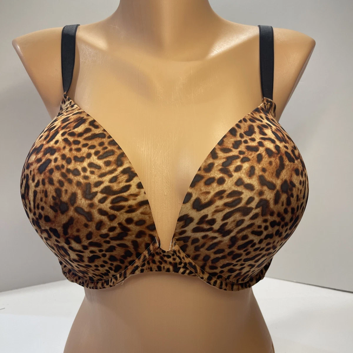 Victoria's Secret Animal Print Polyamide Push Up Bra Bras & Bra