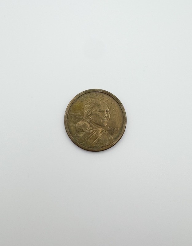 Vintage Rare 2000-P Sacagawea One Dollar Coin / One of a Kind! Free Shipping!