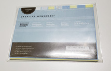 Creative Memories Energenic Photo Mats Blues  Yellows New