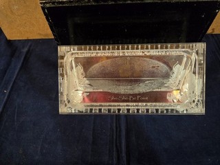 Boy Scout Micosay SheSheBe etched plexiglass storage box for claws etc.