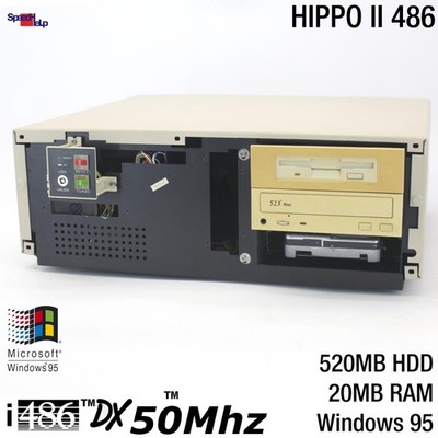 OCTEK HIPPO II 486 INTEL DX 50MHZ REV 2.5 7x ISA SLOT COMPUTER PC WINDOWS 95 LPT