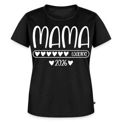 Werdende Mama 2026 loading Mom to be Frauen Premium Bio T-Shirt