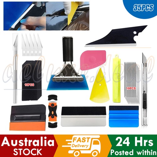 Window Vinyl Kit Car Window Tint Tools Kit Scraper Squeegee Film Tinting Vinyl Wrap ...