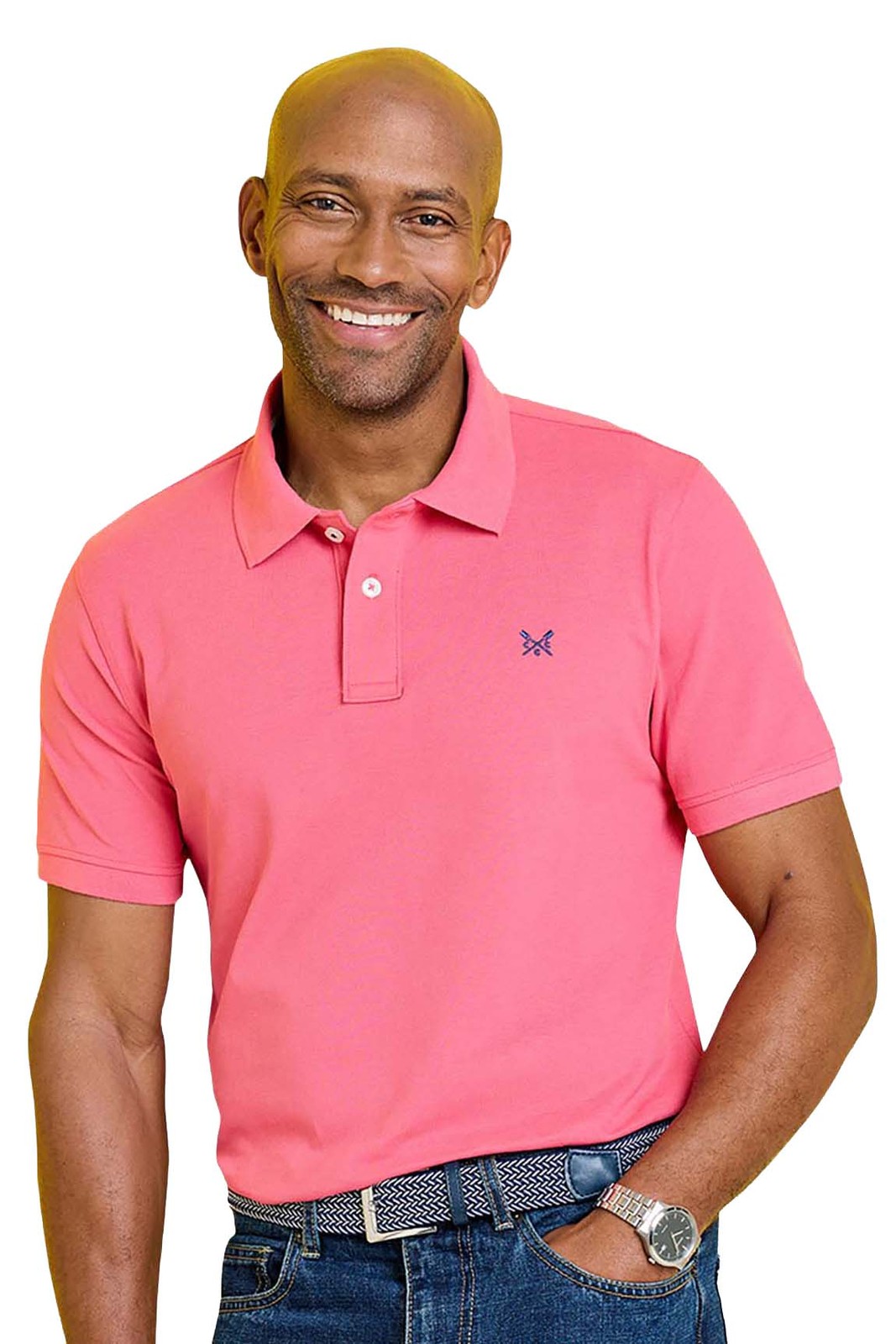 Polo de piqué 100 % algodón para hombre - extra suave, cuello acanalado y mangas cortas