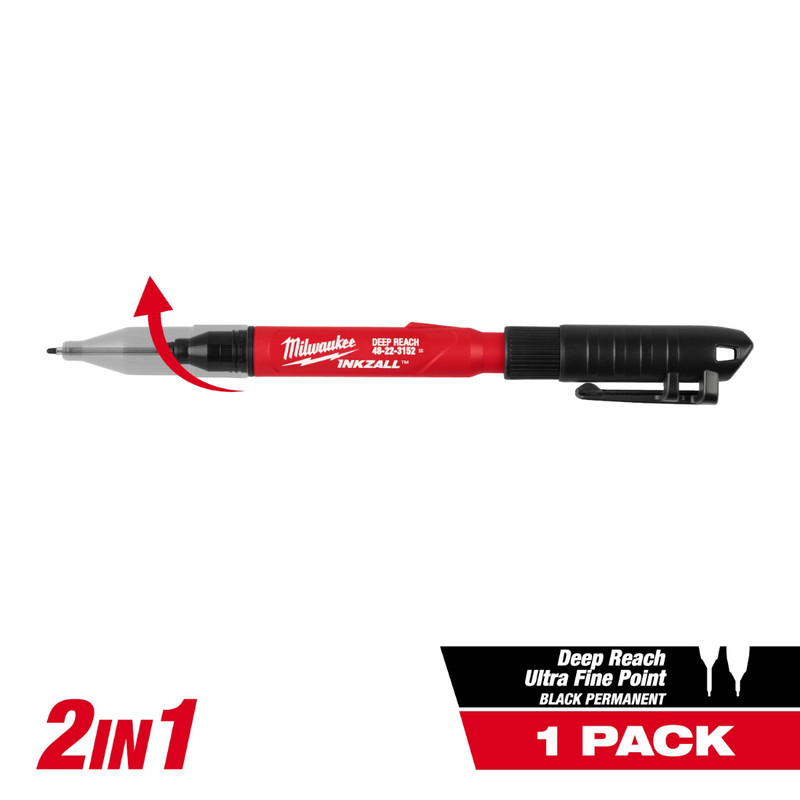 INKZALL™ Black Fine Point Marker | Milwaukee Tool - Highly rated Buy It For Life recommendation
