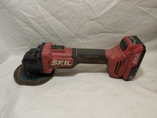 SKIL CORDLESS BATTERY 4-1/2 INCH GRINDER WITH BATTERY USED READ DESCRIPTION