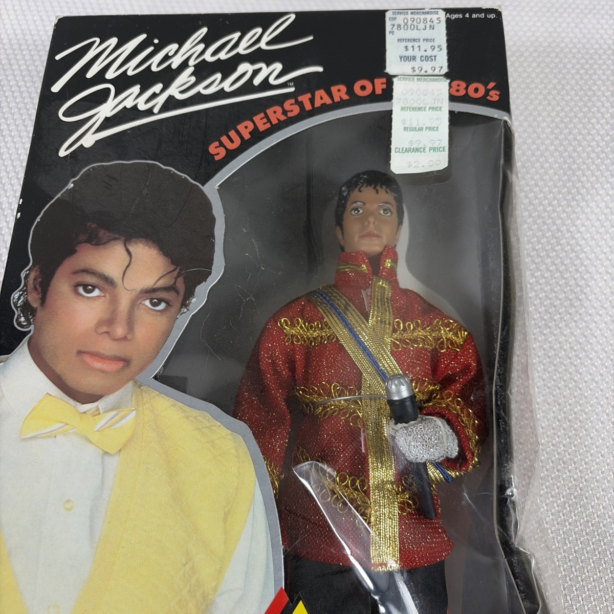Vintage 1984 Michael Jackson Doll Grammy Awards Outfit Superstar