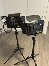 GVM Great Video Maker LED-480LS Video Lights Adjustable Brightness & Color