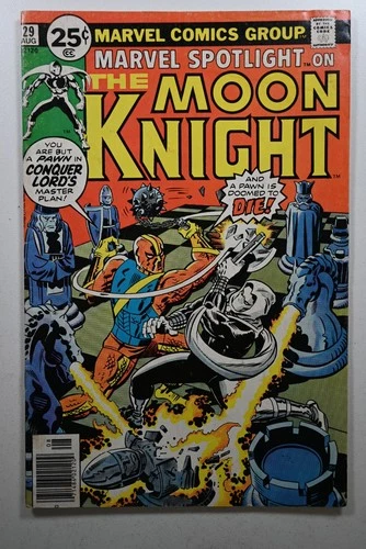 Marvel Spotlight #29 (Aug 76) 2nd Solo Moon Knight! Solid VG+ Condition!
